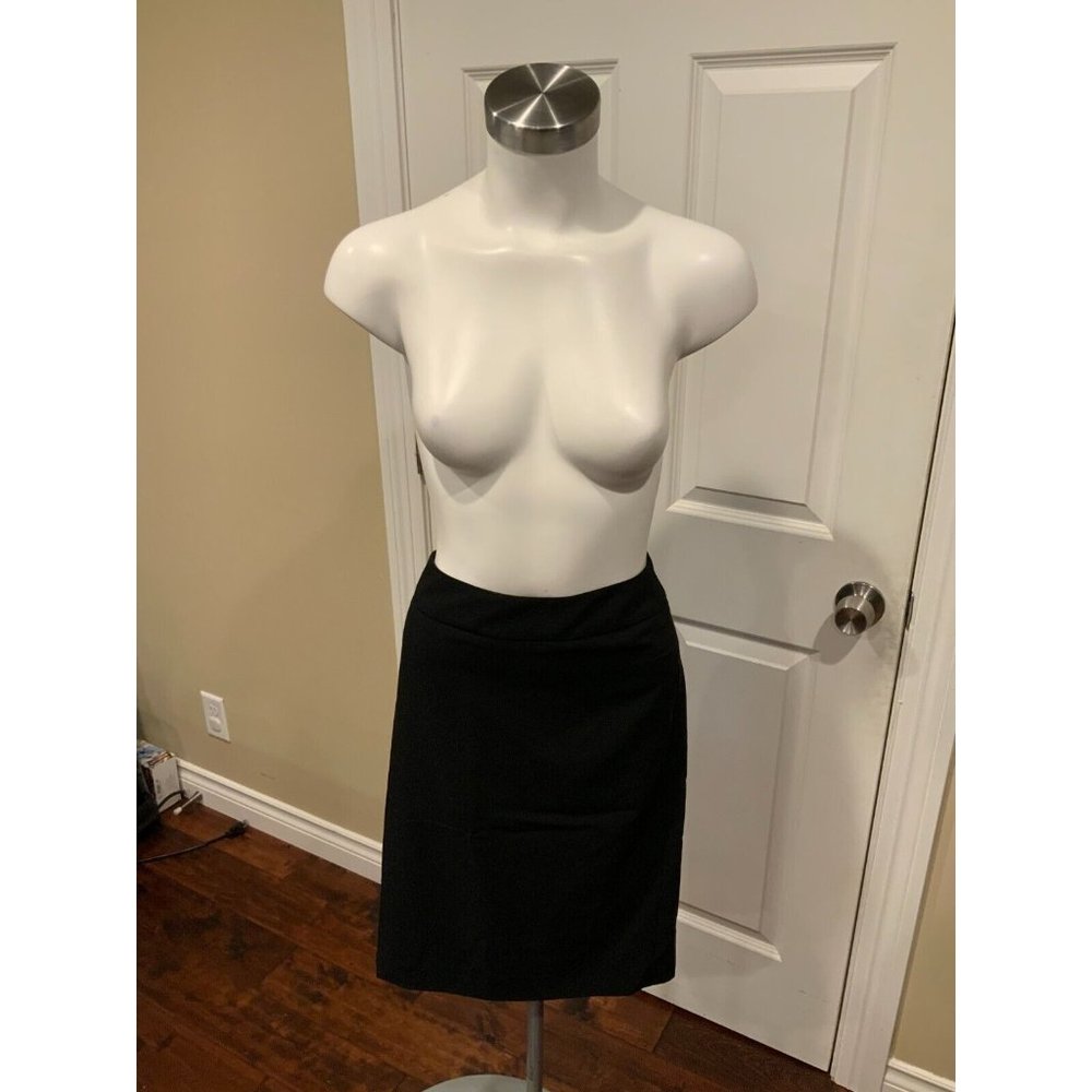 Armani Collezioni Black 100% Wool Pencil Skirt, Size 8 (US), 44 (IT), NWT!